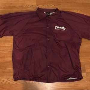 Thrasher windbreaker jacket, Size M, Great condi
